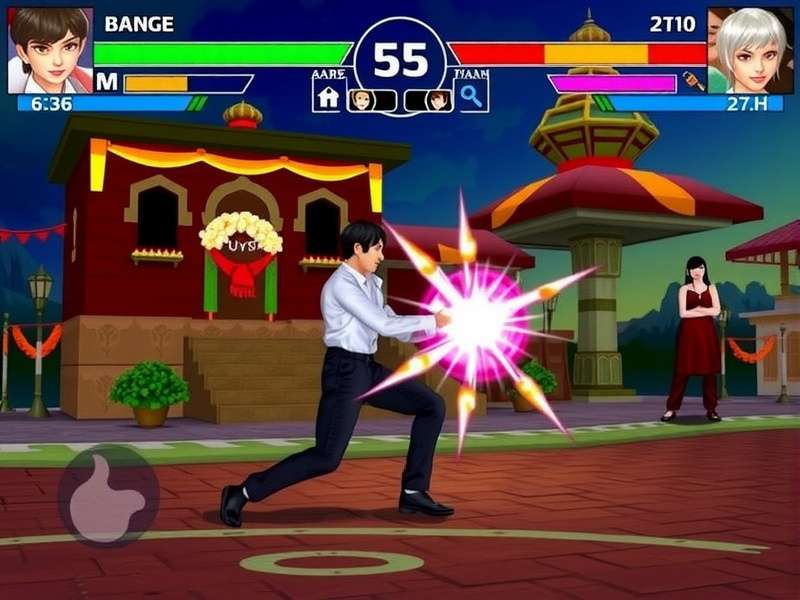 Curry Kick Champions Gameplay Screenshot